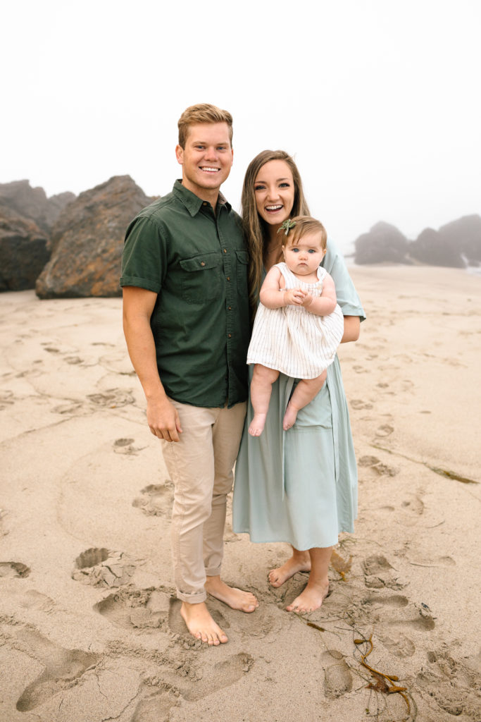 rocky beach family photos