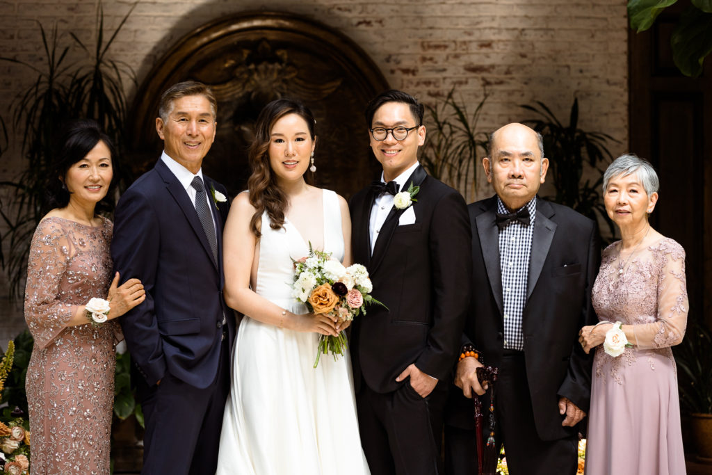family formal portraits, Ebell of Long Beach wedding photos