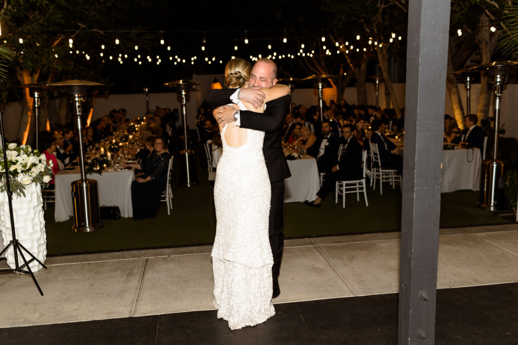 father daughter dance Avalon Hotel wedding, Palm Springs California