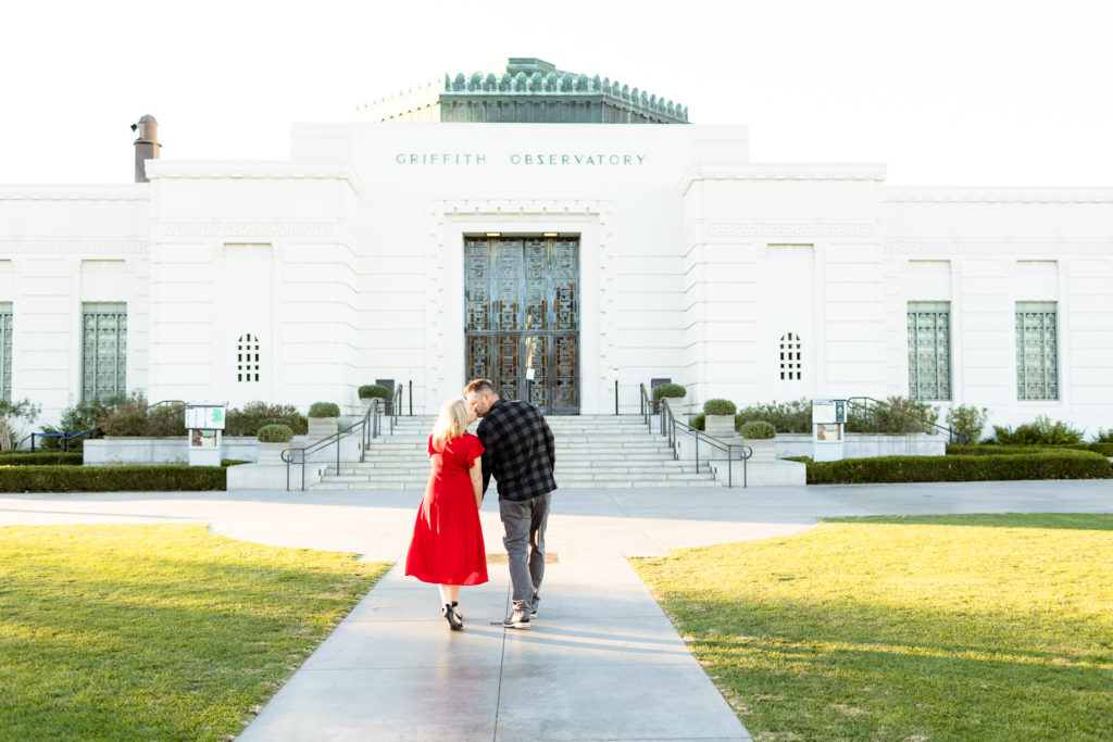 Griffith Observatory Engagement Photoshoot