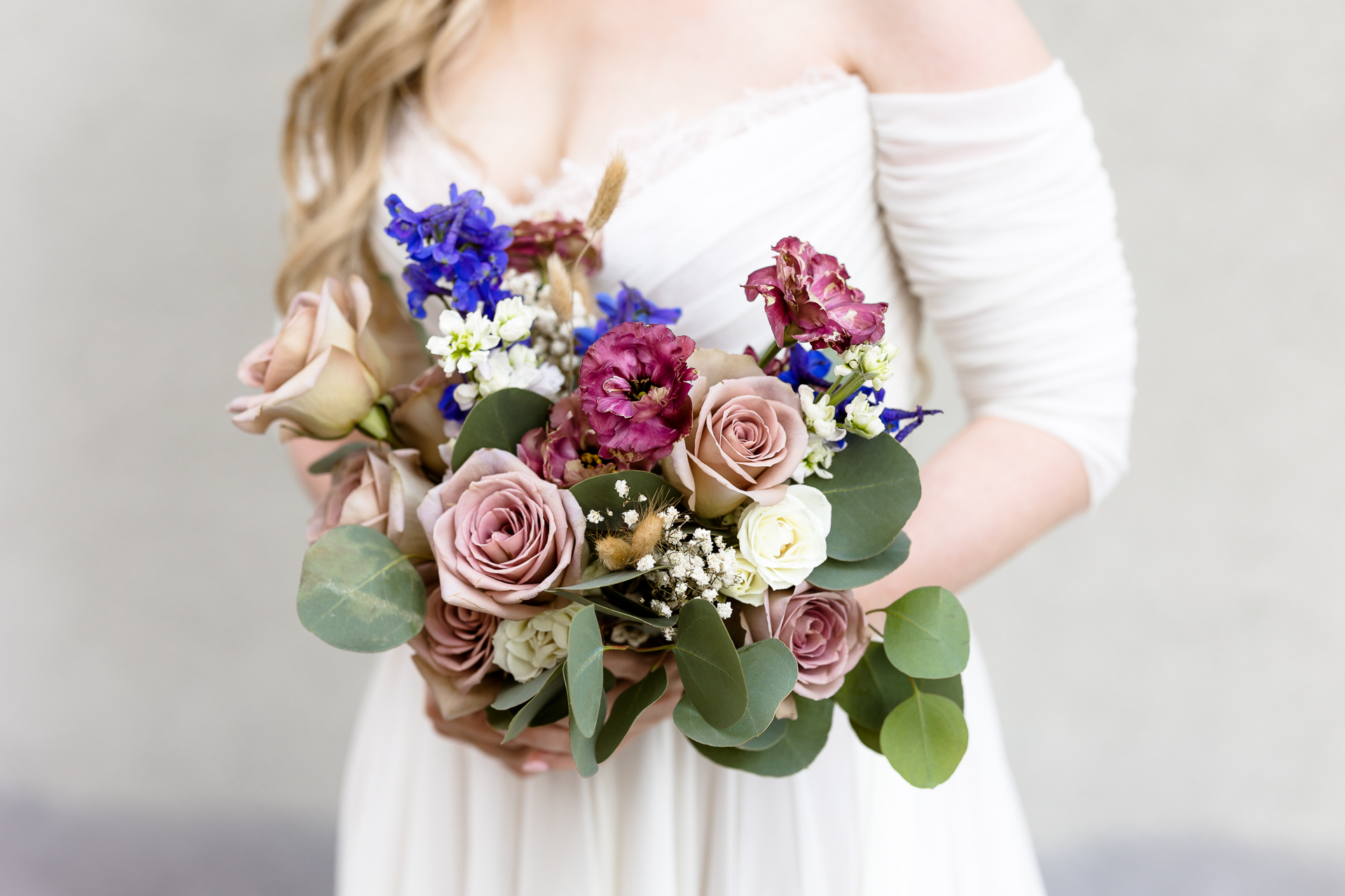 hnypt la wedding - downtown los angeles bridal bouquet