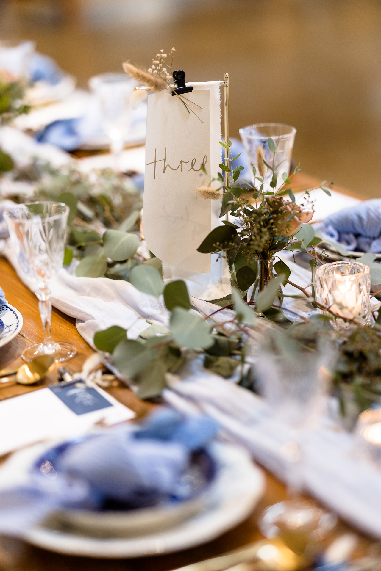 hnypt la wedding - blue color pallette