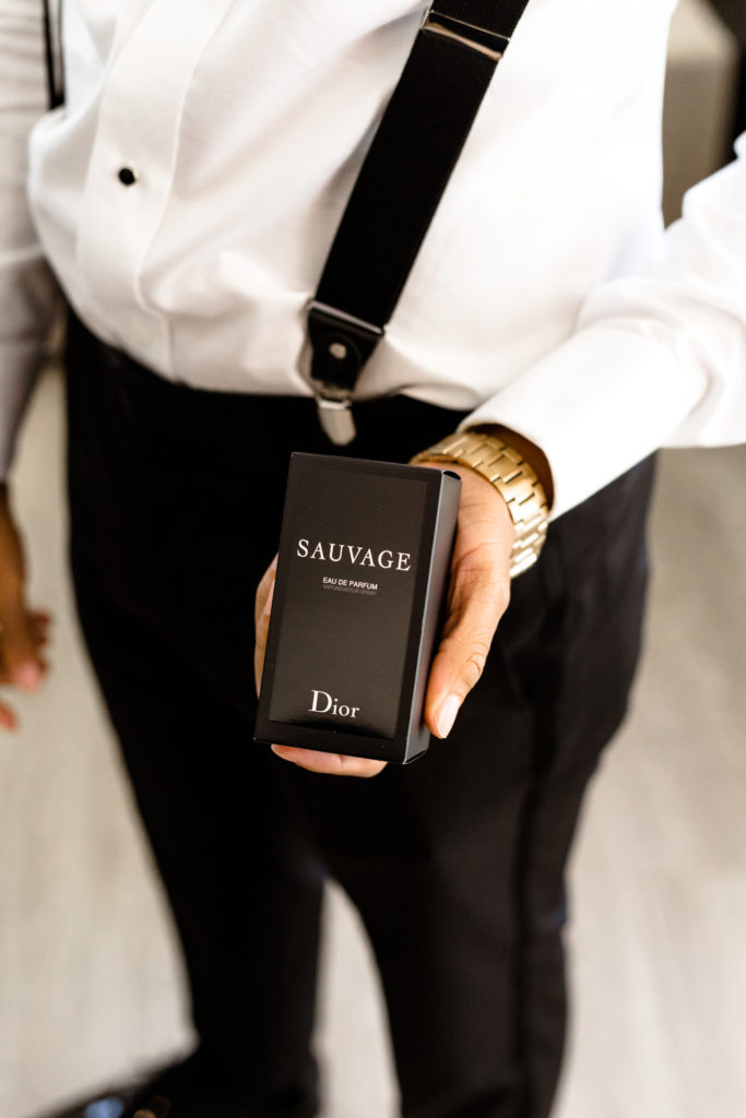 sauvage dior cologne, groom's detail photos