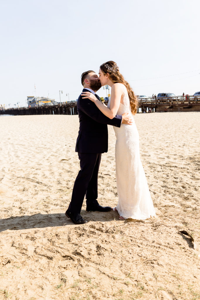 Santa Barbara beach elopement